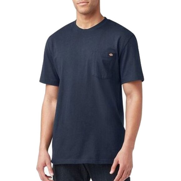Set of 4 Dickies Heavyweight Short Sleeve Pocket T-shirt M Navy Blue - Lot 2 - Picture 2 of 6